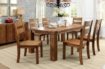 Frontier CM3603T Dining Table 5Pc Set in Dark Oak w/Options [FADS-CM3603T-Frontier]