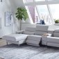 Beryl Power Sectional Sofa 650370PP in Light Grey by Coaster