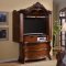 Luxor Bedroom in Cherry w/Optional Case Goods