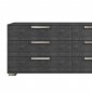 Hampton Dresser in Gray Birch Lacquer by Casabianca