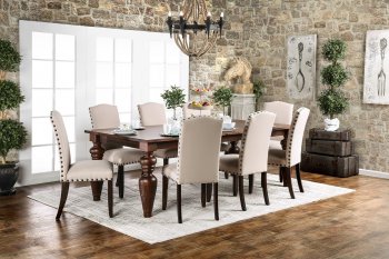 Anapolis CM3440T-94 Formal Dining Table in Dark Walnut w/Options [FADS- CM3440T-94-Anapolis]