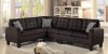 Sinclair Sectional Sofa 8202CH-SC in Chocolate by Homelegance