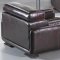 Burgundy Brown Leather 3PC Living Room Set w/Adjustable Headrest