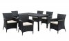 Deco 7Pc Outdoor Patio Dining Set Choice of Color by Modway