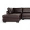 Orland Sectional Sofa Brown Bonded Leather - Wholesale Interiors