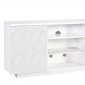 Arianna Media Console in White w/Optional Legs