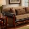 10301 Sofa in Mocha Chenille Fabric w/Options