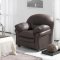 Otello Sofa Bed in Brown Full Leather by ESF w/Optional Items