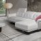 Sofia Sectional Sofa in White Leather by ESF