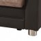 Avalon Prusa Dark Beige Sofa Bed in Fabric by Casamode w/Options