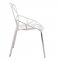 Dalton Set of 4 Indoor/Outdoor Chairs DC20W - White - LeisureMod