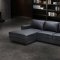 Elizabeth Sectional Sofa Sleeper in Premium Leather by J&M