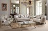 Eleanor Sofa & Loveseat Set in Light Gray Velvet w/Options