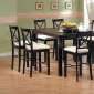 Counter Height Wenge Finish Contemporary Table w/Optional Chairs