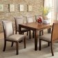 Ingrid I CM3134T Dining Table in Walnut w/Options