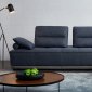 Glendale Sectional Sofa in Blue & Grey Fabric by VIG