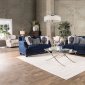 Cornelia SM3071 Sofa in Navy Fabric w/Options