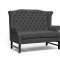 Sussex Sofa in Dark Gray Fabric by Wholesale Interiors w/Options