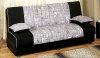 Detroit Tri-Tone Fabric Convertible Sofa Bed w/Storage Space