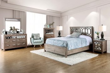 Zaragoza CM7585 Bedroom in Rustic Natural Tone w/Options [FABS-CM7585-Zaragoza]