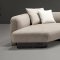 HF5516 Sectional Sofa in Beige Fabric by J&M