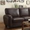 Rubin Sofa & Loveseat Set 9734DB by Homelegance in Dark Brown