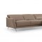 I730 Sectional Sofa in Light Grey Premium Leather by J&M