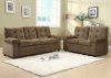 9715BR Charley Sofa in Brown Chenille Fabric by Homelegance