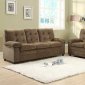 9715BR Charley Sofa in Brown Chenille Fabric by Homelegance