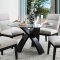 Jasmin Dining Room Set 5Pc CM3393RT in Black & Light Gray