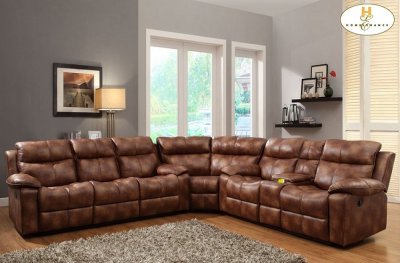 9635PM Brooklyn Heights Motion Sectional Sofa by Homelegance