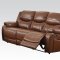 51135 Gibor Power Motion Sofa in Brown Leather by Acme w/Options