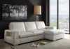 Kacence Sectional Sofa 52250 in Ivory PU by Acme