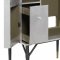 Yoela Wine Cabinet AC01996 in Leather & Aluminum by Acme