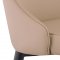 D873DC Dining Chair Set of 4 in Light Brown PU by Global