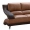 U982 Tan & Brown Bonded Leather Living Room by Global