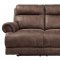 Aggiano Power Recliner Sofa 9911DBR in Dark Brown by Homelegance