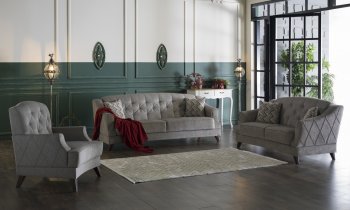 Siena Valencia Gray Sofa Bed in Fabric by Istikbal w/Options [IKSB-Siena Valencia Gray]