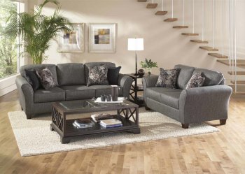 50680 Demeter Sofa in Stocked Ashes Fabric by Acme w/Options [AMS-50680 Demeter]