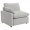 Collins Power Motion Sectional Sofa 609560P Gray Fabric -Coaster