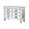 Varian Server 66159 in Mirror & Antique Platinum by Acme