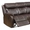 Domino Motion Sofa & Loveseat Set in Chocolate by Klaussner