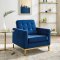 Loft Sofa in Navy Velvet Fabric by Modway w/Options