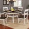 Juniper 5Pc Dining Set CM3162WH-RT in Antique White w/Options