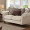 Vicarrage Sofa 8456 in Cream Fabric by Homelegance w/Options