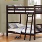 Dark Cherry B1348DC Paula Bunk Bed w/Optional Desk & Chair