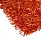 Modern Red-Orange Shaggy Rug