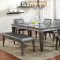 Sturgis CM3352T Dining Table in Dark Grey w/Options