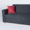 Tokyo Rainbow Black Sofa Bed in Fabric by Sunset w/Options