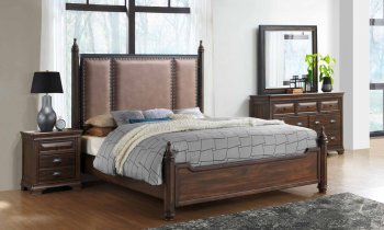 Cassandra Bedroom in Walnut by Global w/Options [GFBS-Cassandra]